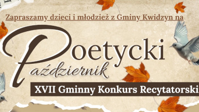 Plakat informacyjny do treści artykułu, przedstawia nazwę wydarzenia oraz związane z nim zagadnienia.