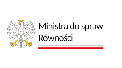 Zdjęcie przedstawia białego orła po lewej stronie, po prawej widać napis Ministra do spraw Równości.