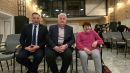 Od lewej: Sebastian Kasztelan, Burmistrz Miasta Kwidzyna, Jerzy Śnieg, Przewodniczący Rady Powiatu Kwidzyńskiego, Bożena Rybus, Wiceprzewodnicząca Rady Powiatu Kwidzyńskiego.