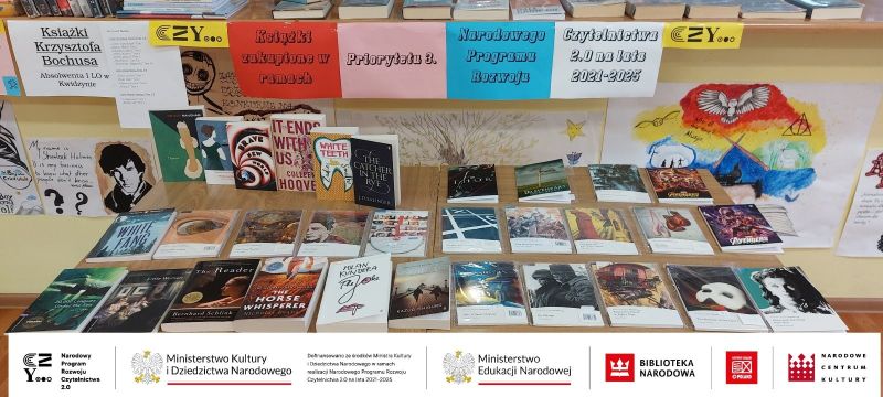  Książki pozyskane w ramach programu.