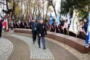 Starosta Tomasz Frejnagiel oraz Komendant hufca ZHP Kwidzyn Andrzej Delewski.