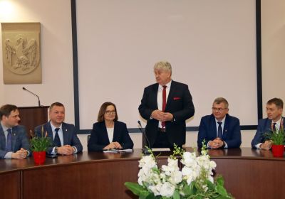Spotkanie w Starostwie z wiceminister Anitą Sowińską