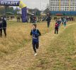 Grupa juniorów w trakcie biegu o Mistrzostwo Województwa Pomorskiego.