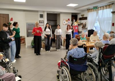Świąteczne spotkania w Domu Pomocy Społecznej w Kwidzynie