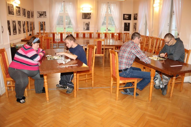 Uczestnicy w trakcie rywalizacji.